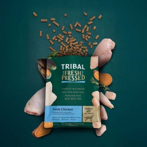 Tribal Fresh Pressed Chicken Senior/Light Dry Dog Food 12kg